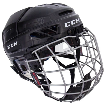 Шлем CCM FITLITE 3DS с решеткой JR BLACK Размер JR (49-57см) FTL3DSC-B-JR