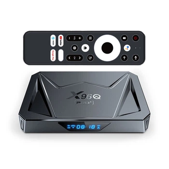 Смарт ТВ приставка X96Q Pro+ Plus 4/32 Гб Smart TV Box Android 14 (576-32)