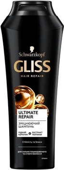 Укрепляющий шампунь GLISS Ultimate Repair для сильно поврежденных и сухих волос 250 мл