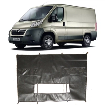 Утеплювач радіатора Citroen Jumper 2006–2014 зимовий захист радіатора Чорний