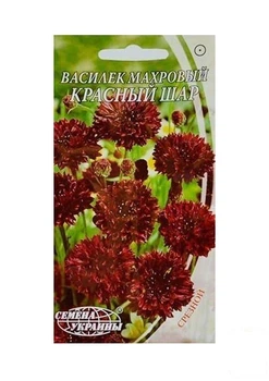 Василек "Красный шар" ТМ "Семена Украины" 0.5г (12830)