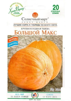 Тыква "Большой Макс" ТМ "Солнечный март" 20шт NEW (46859)