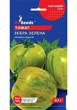 Томат "Зебра зеленая" ТМ "GL SEEDS" 0.1г (72325)