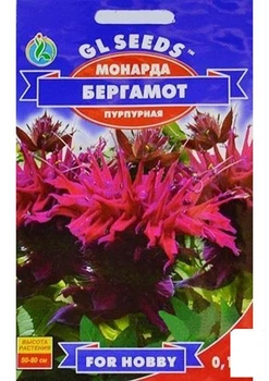 Монарда "Бергамот" пурпурна ТМ "GL Seeds" 0.1г (12737)