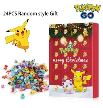 Ігровий набір Heroes фігурок 24 шт Адвент календар Покемон Пікачу Pokemon Nom1 Advent calendar