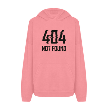 Худи c принтом ТiШОТКА 404 not found XL Розовый (1660570260)