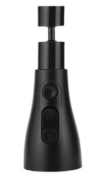 Аэратор насадка для кухонного смесителя Faucet Splash Head Wanshe 3 режима Black