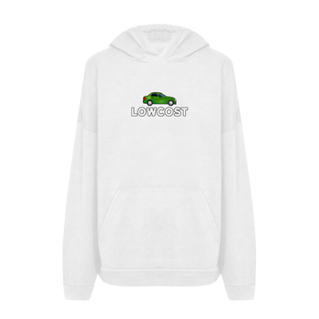 Худи с принтом ТiШОТКА Lowcost С юмором про Lacoste S Белый (1811090148)