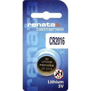 Батарейка літієва дискова Renata CR 2016 (CR2016) Lithium, 3V