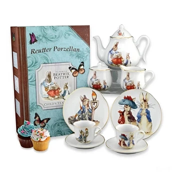 Набор детской посуды 9 шт Reutter Porcelain 056.540/0 Bunny Белый/Разноцветный