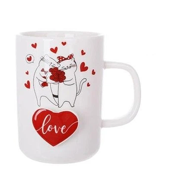 Чашка фарфоровая Flora Love You 380 мл. 33538
