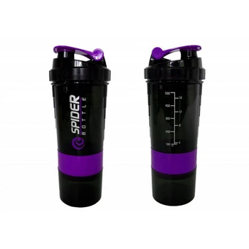 Шейкер спортивний Spider EasyFit EF-7200-V 0,5 л, Чорно-фіолетовий