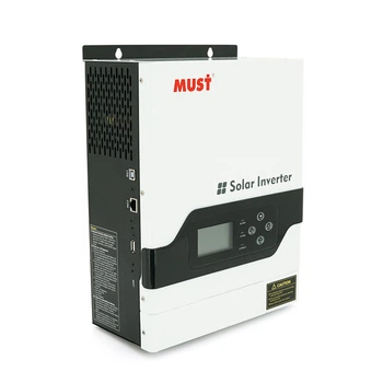 Гибридный инвертор MUST PV18-1512VPM 1500W 12V для солнечных электростанций зарядное устройство MPPT (YU-GT_33A)