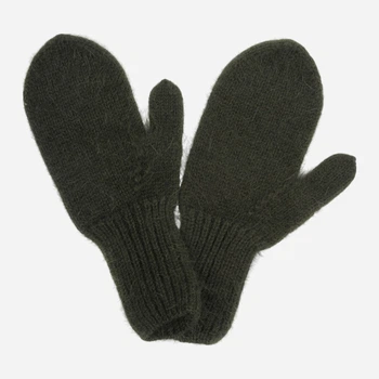 Варежки женские вязаные Malisa Умка 12-6010-DM-22 One Size Болотные