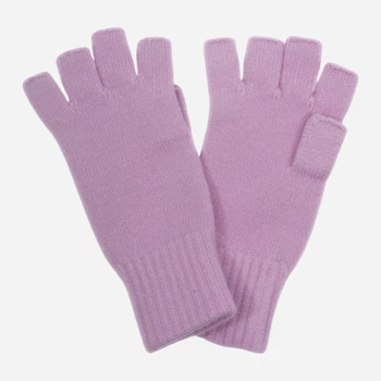 Мітенки жіночі в'язані Malisa Янкі 10-5007-DX-25 One Size Бузкові