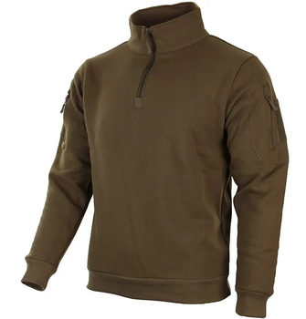 Кофта Mil-Tec Tactical Sweatshirt Толстовка Tactical Coyote 11472519 размер XL