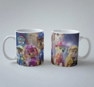 Подарочная чашка с принтом Щенячий Патруль (Paw Patrol) 2 330 мл.