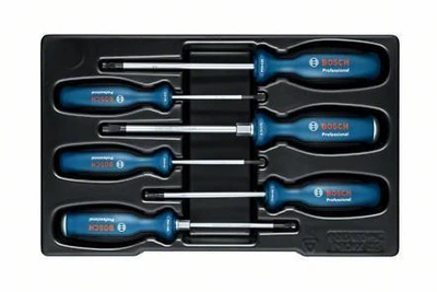 Набор отверток Bosch Professional SL/PH/PZ/Torx 6 шт, на ложементе (1600A02CV3)