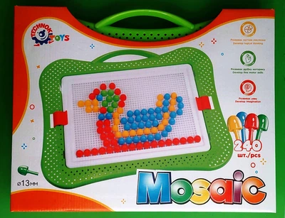 Мозаїка 5. Для малюків (240 деталей) 13мм, (Арт. 3374). ТехноК
