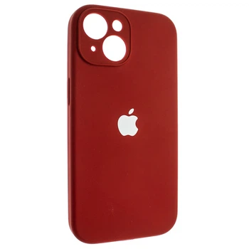Чехол Fiji Silicone Case Full Camera для Apple iPhone 15 бампер накладка с защитой камеры Dark Red
