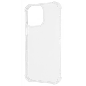 Чохол с кутками прозорий WXD Silicone Case 0.8mm HQ для Apple iPhone 16 Pro (6.3") Прозорий