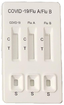 Быстрый тест на антиген JAL Medical (Singapore) Pte COVID-19 и вирус гриппа типа А/ вирус гриппа типа В (мазок)