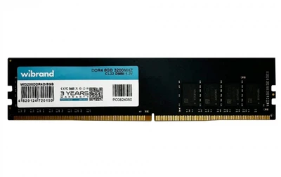 Память 8Gb ddr4, 3200 MHz, Wibrand, cl22, 1.2v (wi3200ddr4d/8gb)