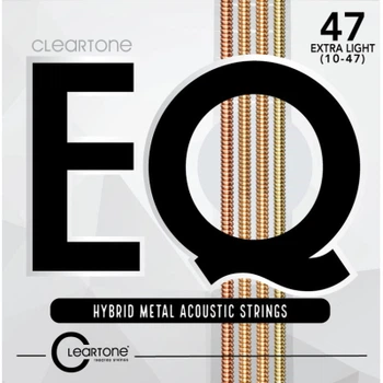 Струны для гитары Cleartone EQ Hybrid Metal Acoustic Ultra Light (10-47) (7810)