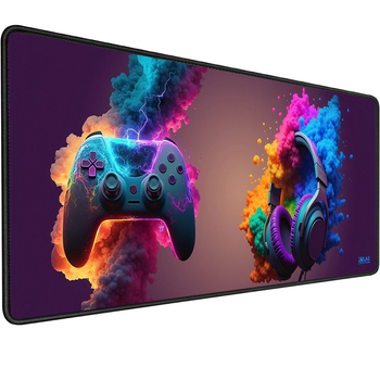Ігрова поверхня (Килимок для мишки) SHLab Colorful Game Controller & Headphon SHM-976 (70x30 см) (37894)