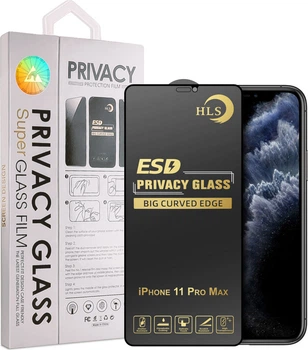 Защитное стекло Privacy iPhone 11 Pro Max (с фильтром конфиденциальности) (37808)