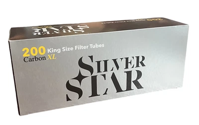 Гильзы для сигарет SILVER STAR CARBON X-LONG 200