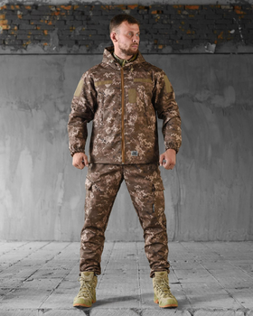 Тактичний костюм демісезонний SoftShell XL піксель (89032)