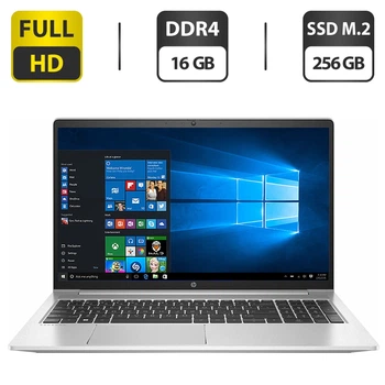 Ультрабук Б-класс HP ProBook 450 G9 / 15.6" (1920x1080) IPS / Intel Core i5-1235U (10 (12) ядер по 3.3 - 4.4 GHz) / 16 GB DDR4 / 256 GB SSD M.2 / Intel Iris Xe Graphics / WebCam б/у