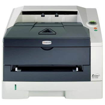Принтер Kyocera Ecosys FS-1100 / Лазерная монохромная печать / 1200x1200 dpi / A4 / 28 стр/мин / USB / Кабели в комплекте б/у