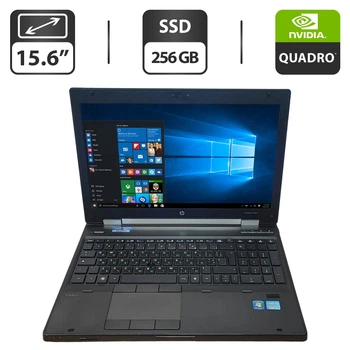 Ноутбук Б-класс HP EliteBook 8560w / 15.6" (1600x900) TN / Intel Core i5-2520M (2 (4) ядра по 2.5 - 3.2 GHz) / 8 GB DDR3 / 256 GB SSD / nVidia Quadro 2000M, 2 GB GDDR3, 128-bit / WebCam / DVD-ROM б/у