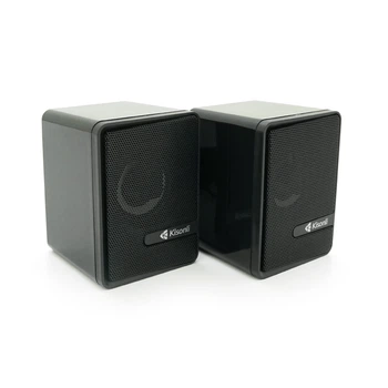 Колонки 2.0 Kisonli L-4040 для ПК и ноутбука USB + 3.5mm 2x3W 20Hz-20KHz Black