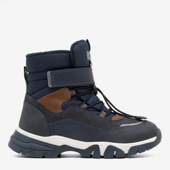 Детские демисезонные кожаные ботинки для мальчика Lasocki Young TOM CI12-8387-04 31 Темно-синие (5905588070740)