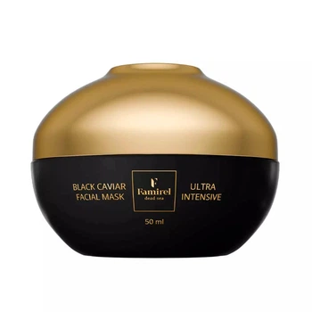 Ультра интенсивная маска для лица Famirel с черной икрой Black Caviar, 50 мл (7290114086400)