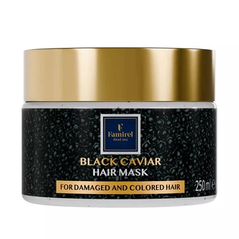 Маска для волос Famirel с черной икрой Black Caviar, 250 мл (7290114086493)