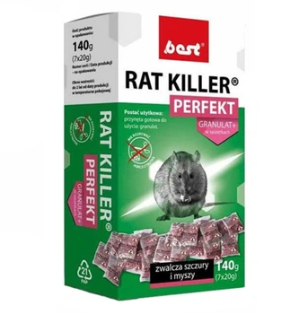 Мумифицирующее средство для грызунов Best RAT Killer Perfekt 140 г (7 пакетов по 20 г)