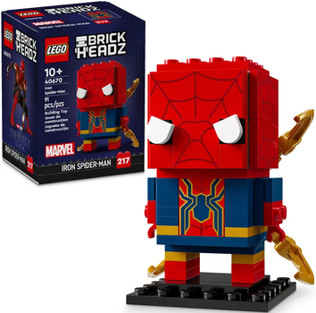 Zestaw klocków LEGO Marvel Iron Spider-Man 91 element (40670)