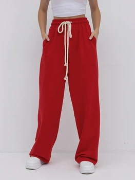 Спортивные штаны женские Alisa Line Palazzo M-L Красные (2500000067075)
