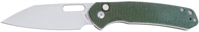 Ніж кухонний CJRB Pyrite Wharncliffe Micarta Green (2006304)