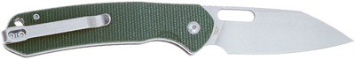 Нож кухонный CJRB Pyrite Wharncliffe Micarta Green (2006304)