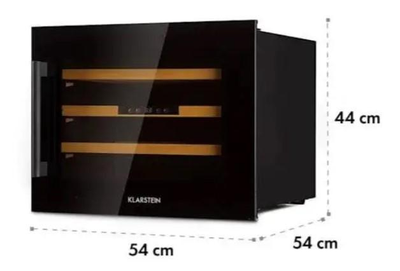 Вбудований винний холодильник Klarstein Vinsider 24 Onyx Edition 24 57 л чорний
