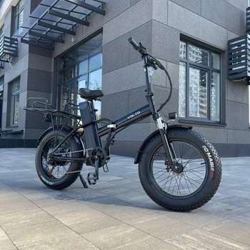 Электровелосипед VOLTO Flex 20" 1000W 26Ah NFC PAS с багажником Черный
