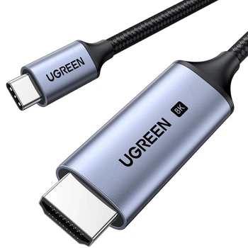 Кабель перехідник Ugreen USB Type-C to HDMI 2.1 Cable 8K@60Hz 4K@240Hz 2 м (CM565)