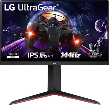 Монитор 24" LG 24GN65R-B Full HD IPS 144 Гц Б/В g1