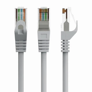 Патч корд Cablexpert PP6U-CU-10M, UTP, категорія. 6, литий, 50u" штекер із фіксатором, 10 м, сірий