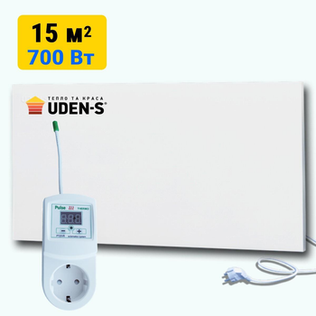 Металло керамический обогреватель UDEN-S 700 Вт инфракрасная панель с терморегулятором